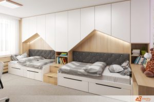 3D návrh dětského pokoje