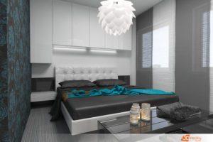 design bytu ložnice 3